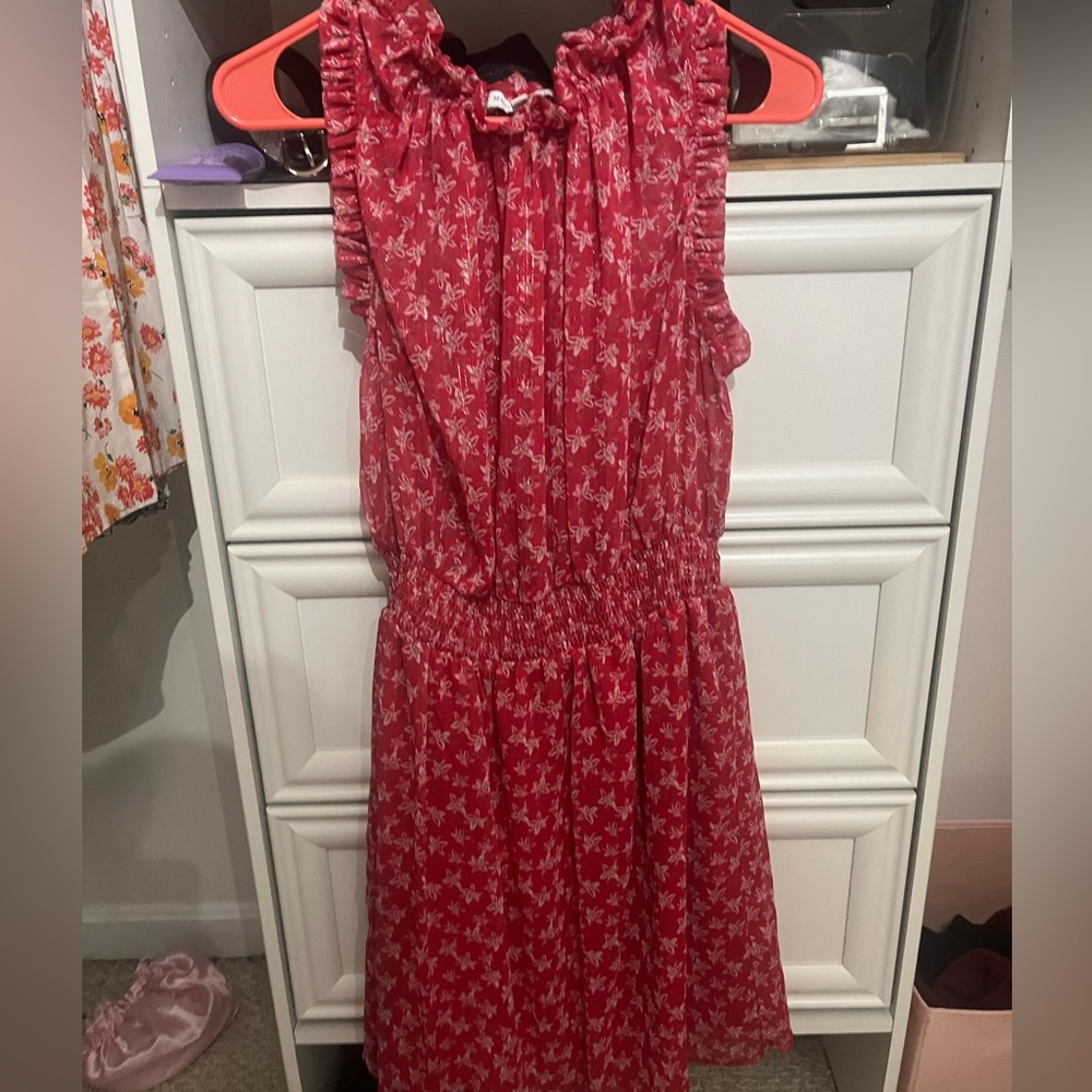 Pink Floral Tank dress